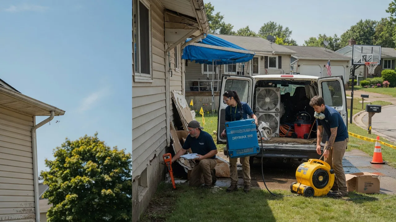 Ceiling Leak Cleanup in Ellsworth, PA near me