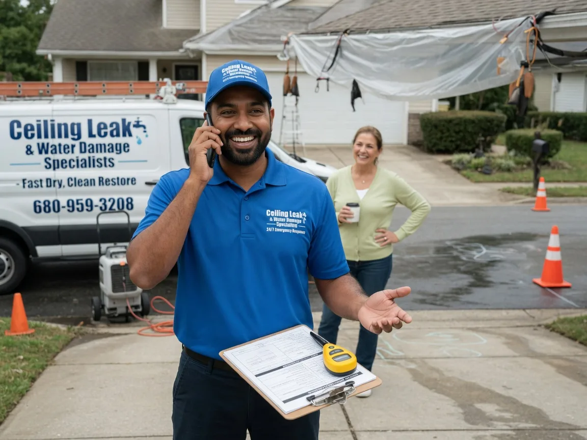 Ceiling Leak Cleanup Ellsworth, PA FAQs